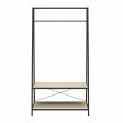 Drexel Closet Storage Rack with 2 Open Shelves and Large Hanging Rod Discount