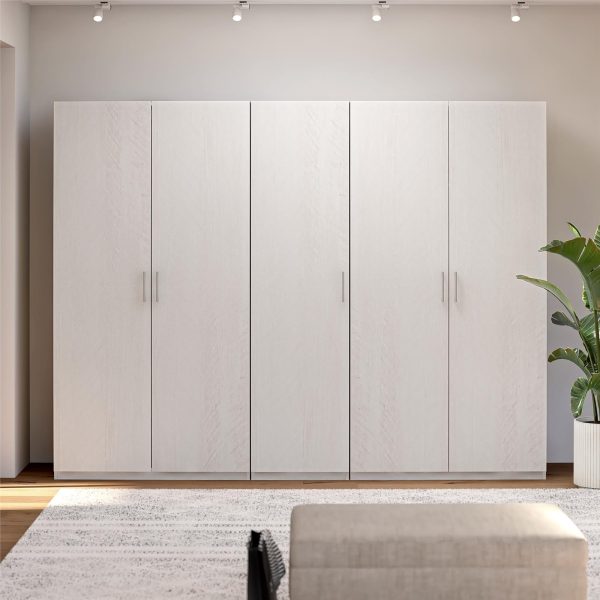 Perry Park Modular Bundle with 3 Wardrobe Units and 5 Membrane Door Kits Fashion