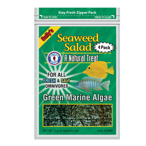 San Francisco Bay Brand Seaweed Salad Fish Food 1 Each 12 g, 4 Count by San Francisco Bay Brand For Cheap